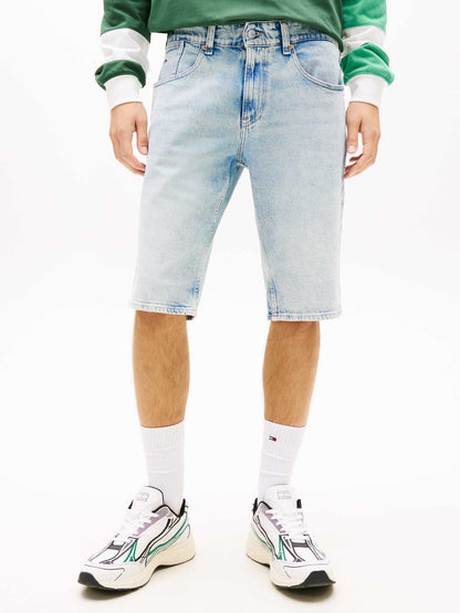 Shorts in denim chiaro Tommy Jeans Ronnie slim fit da uomo