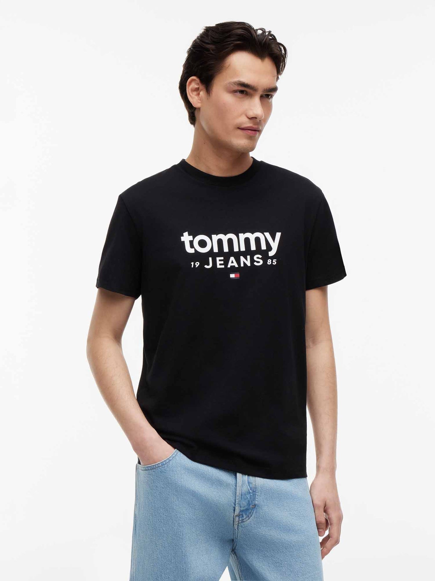 Tommy Hilfiger Tommy Jeans Graphic, t-shirt da uomo nera