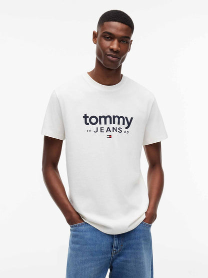 Tommy Hilfiger Tommy Jeans Graphic, t-shirt maniche corte da uomo bianca