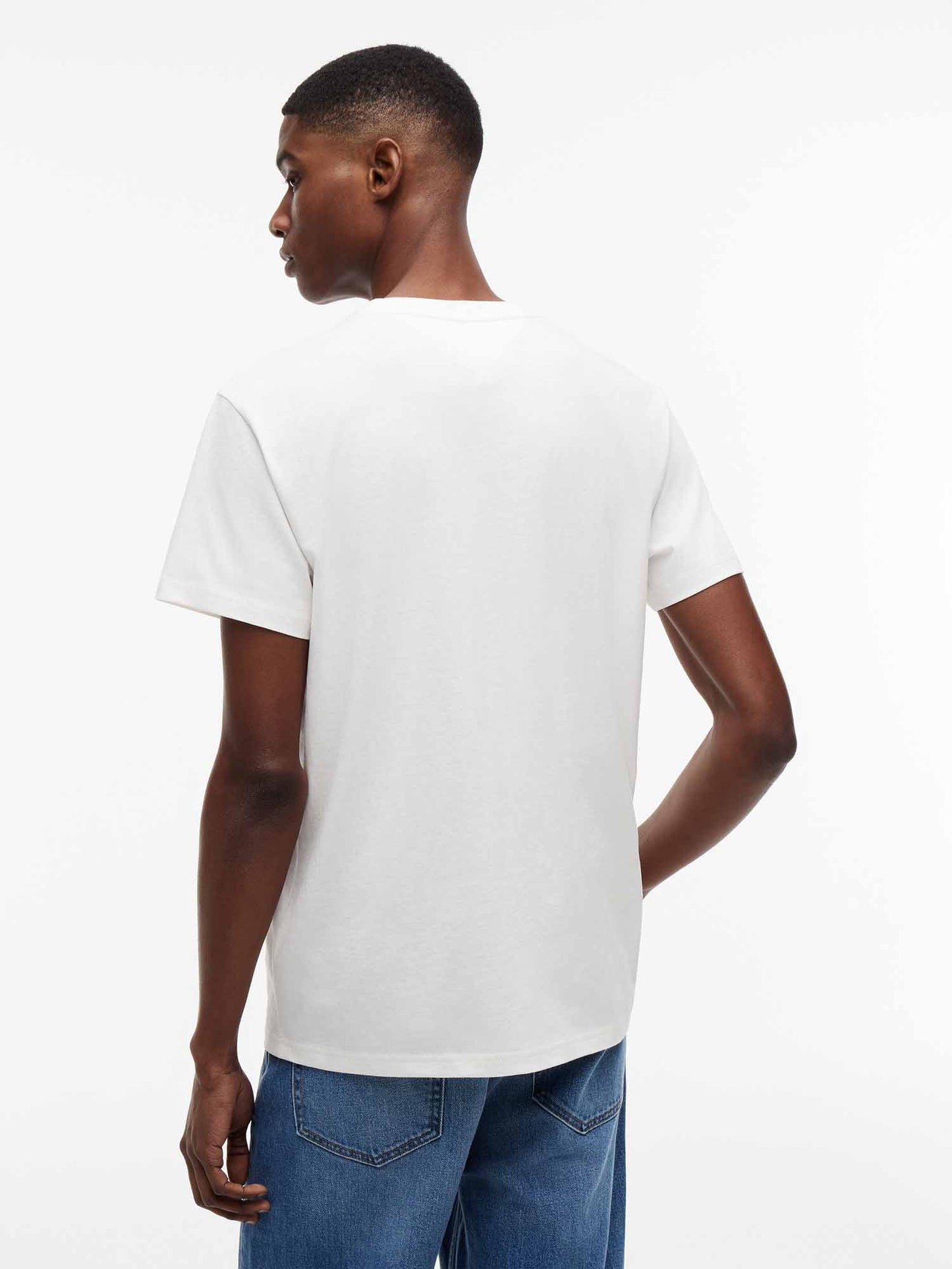 Tommy Hilfiger Tommy Jeans Graphic, t-shirt maniche corte da uomo bianca
