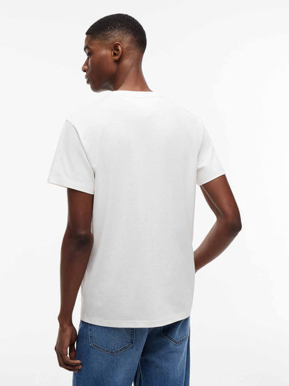 Tommy Hilfiger Tommy Jeans Graphic, t-shirt maniche corte da uomo bianca