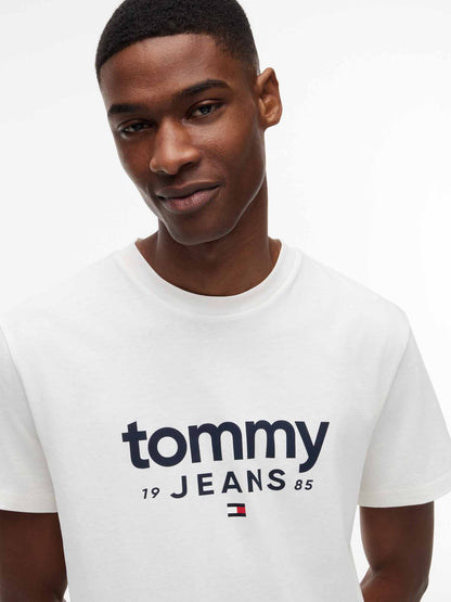 Tommy Hilfiger Tommy Jeans Graphic, t-shirt maniche corte da uomo bianca