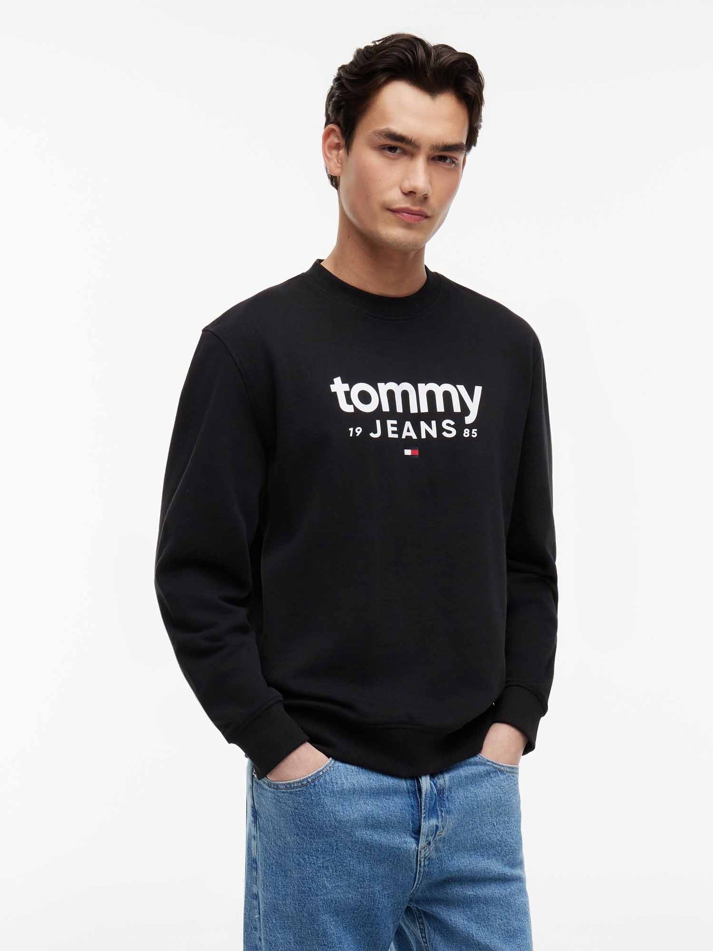 Tommy Hilfiger Tommy Jeans Graphic, felpa da uomo nera