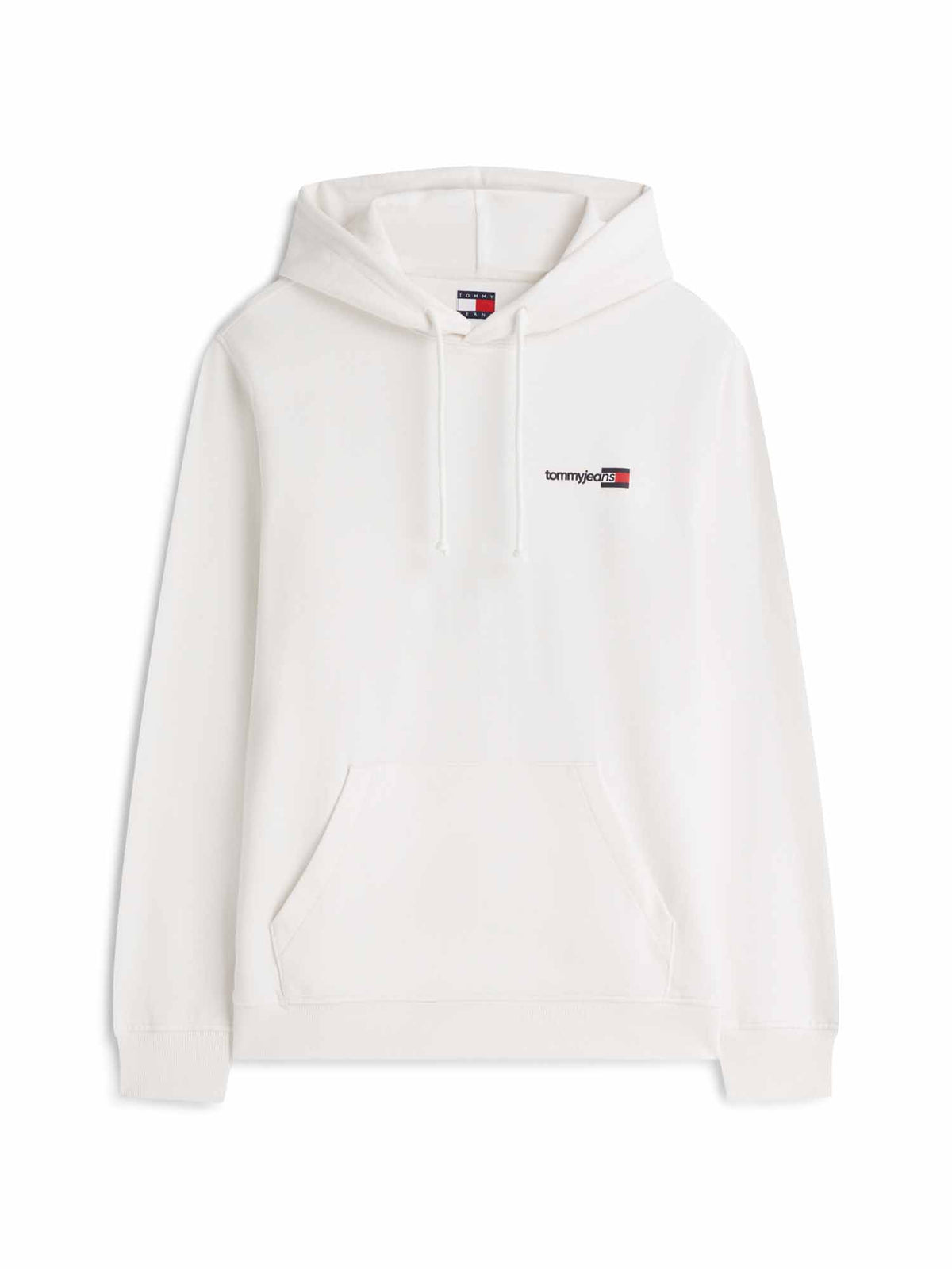 Tommy jeans entry dn felpa da uomo bianco