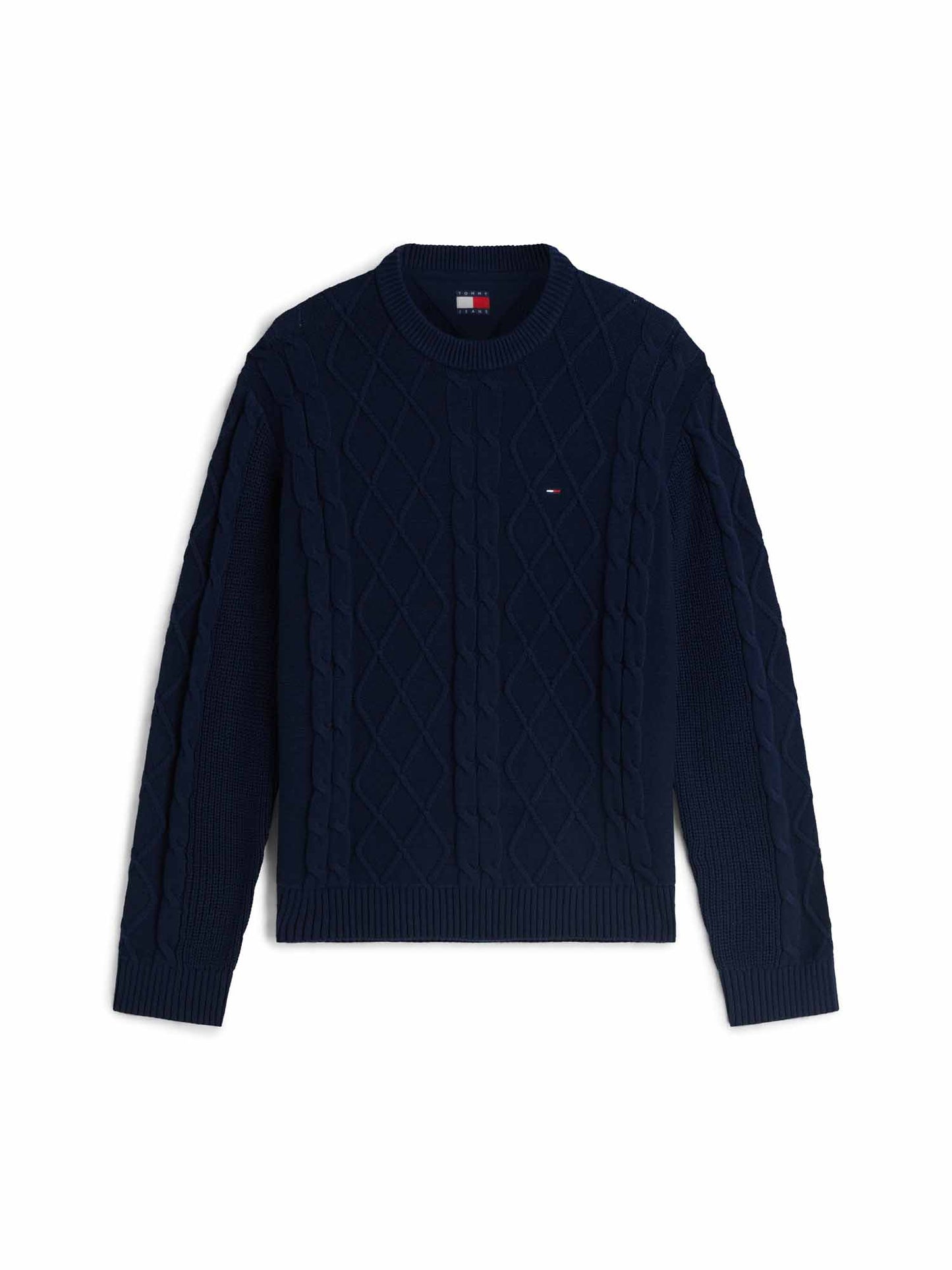 Tommy Hilfiger Tommy Jeans Cable, maglia da uomo blu