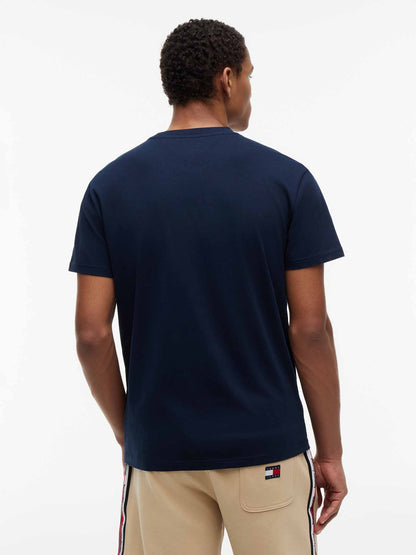 Tommy Hilfiger Tommy Jeans Entry DNA, t-shirt maniche corte da uomo blu