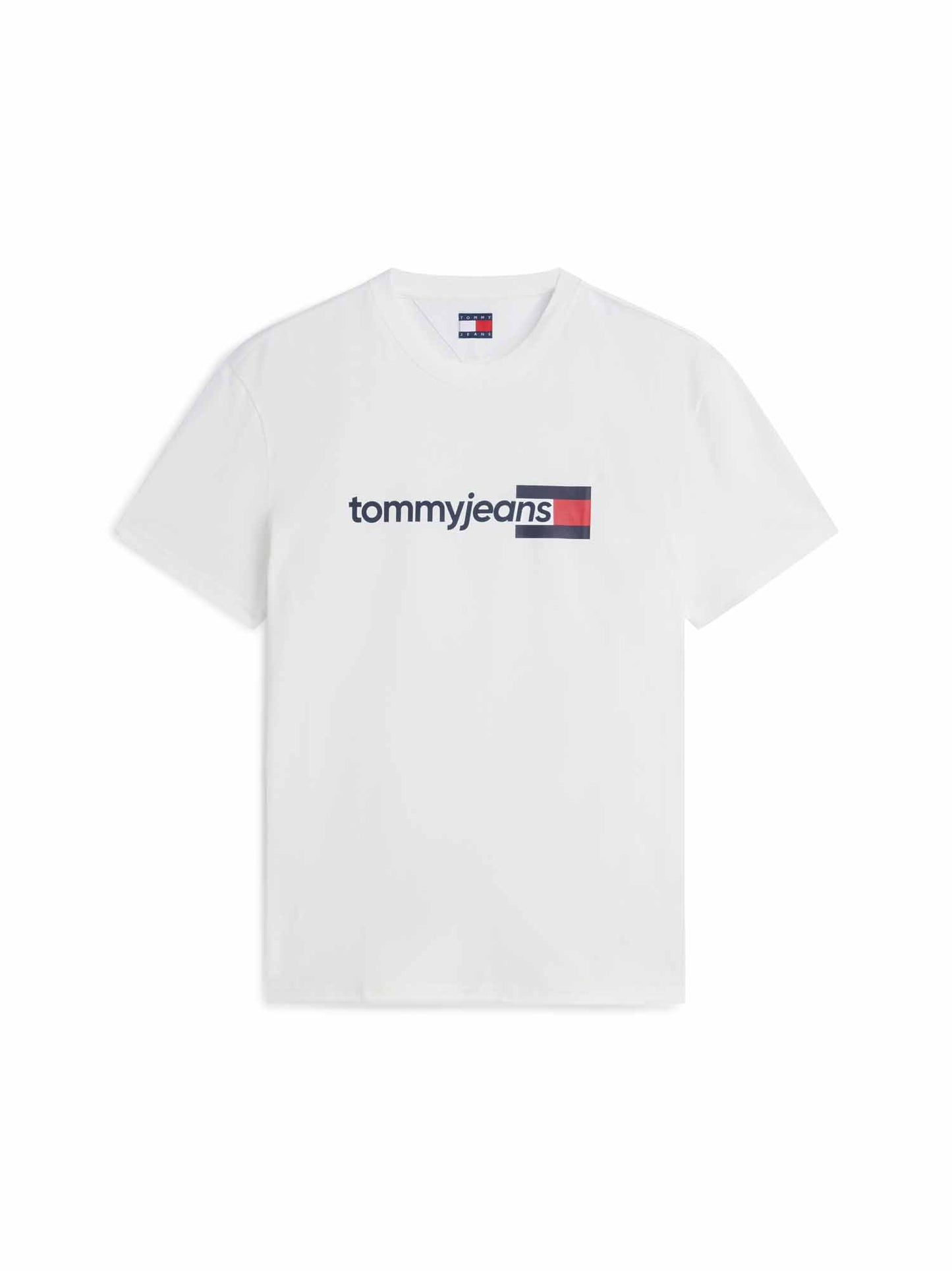 Tommy Hilfiger Tommy Jeans Entry DN, t-shirt maniche corte da uomo bianca
