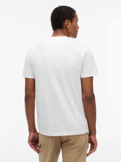 Tommy Hilfiger Tommy Jeans Entry DN, t-shirt maniche corte da uomo bianca