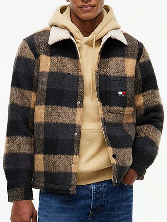 Tommy Hilfiger Tommy Jeans Teddy, giubbotto da uomo multicolore