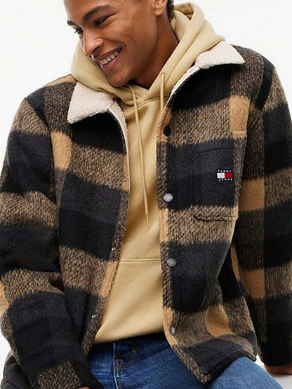 Tommy Hilfiger Tommy Jeans Teddy, giubbotto da uomo multicolore