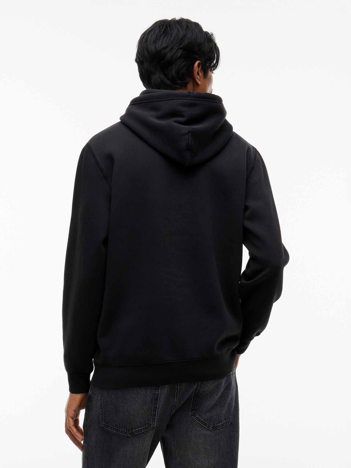 Tommy Hilfiger Badge Hoodie, felpa da uomo nera