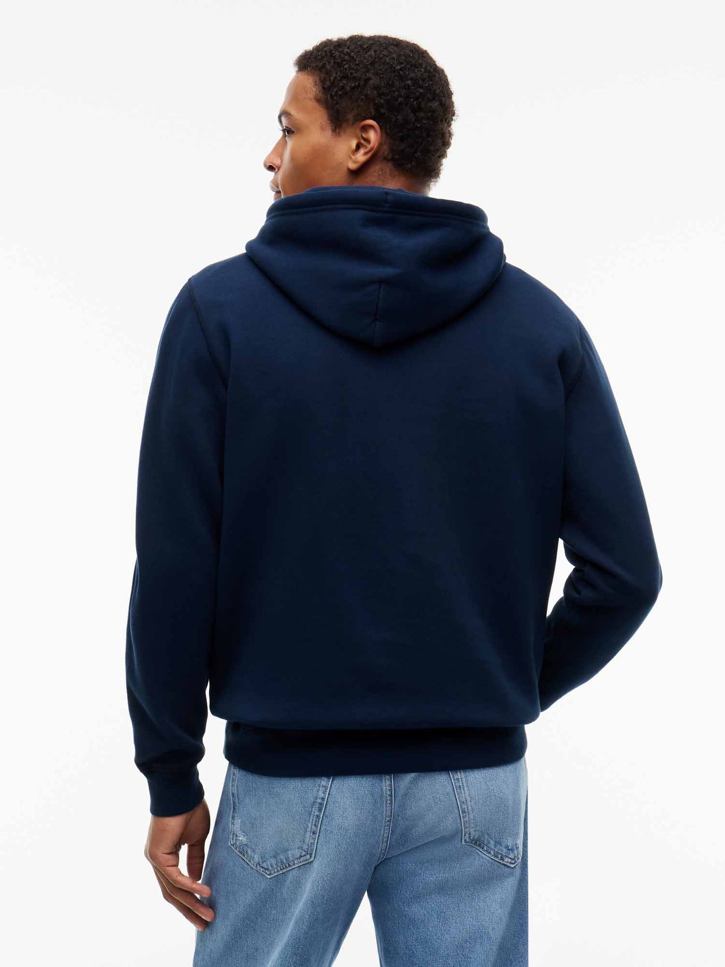 Tommy Hilfiger Tommy Jeans Badge H, felpa da uomo blu