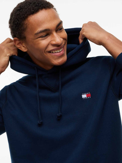 Tommy Hilfiger Tommy Jeans Badge H, felpa da uomo blu