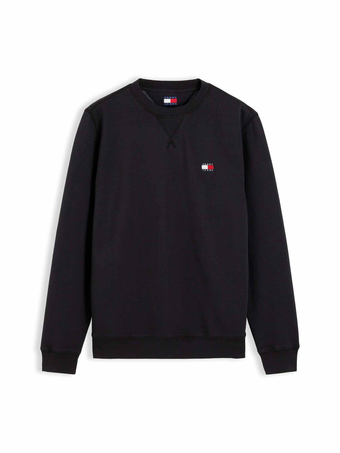 Tommy Hilfiger Badge C, felpa da uomo nera
