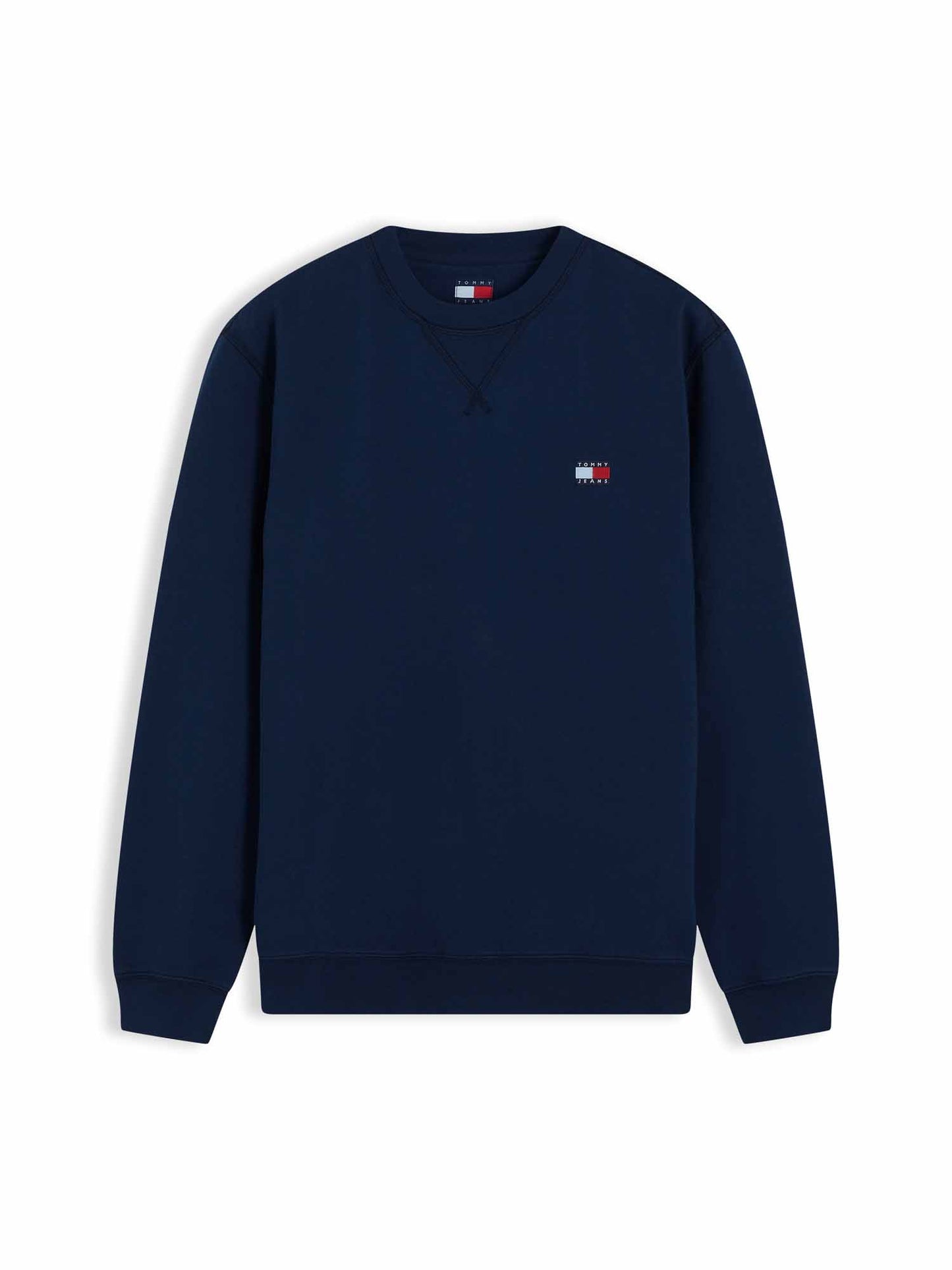 Tommy Hilfiger Badge Crew, felpa da uomo blu