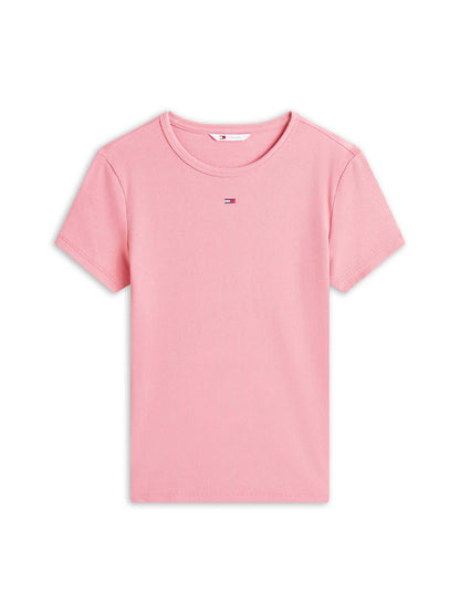 T-SHIRT SLIM ESSENTIAL TOMMY JEANS DONNA ROSA