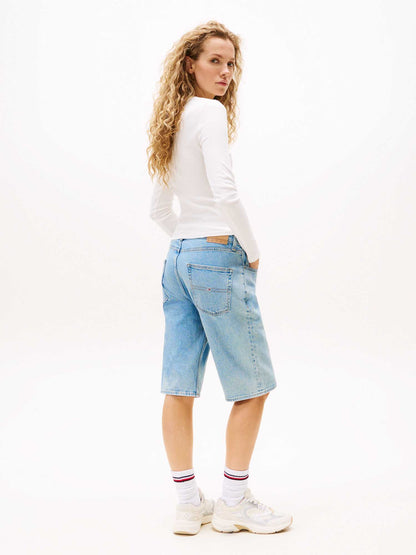 Tommy jeans ess. tee t-shirt da donna bianco