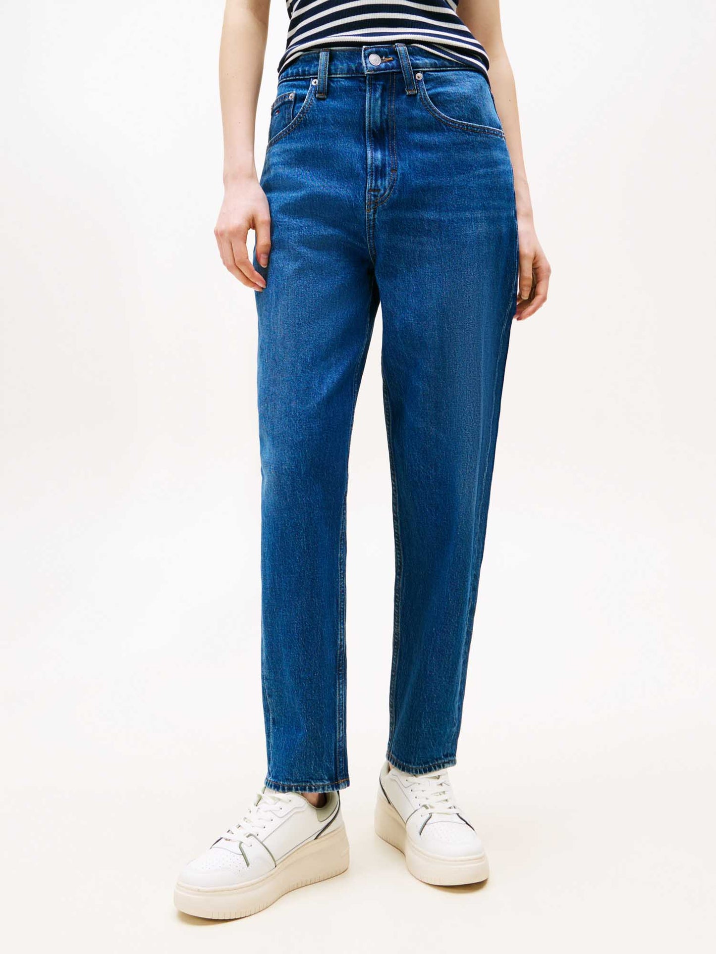 DENIM MOM VITA ALTA TOMMY JEANS DONNA JEANS