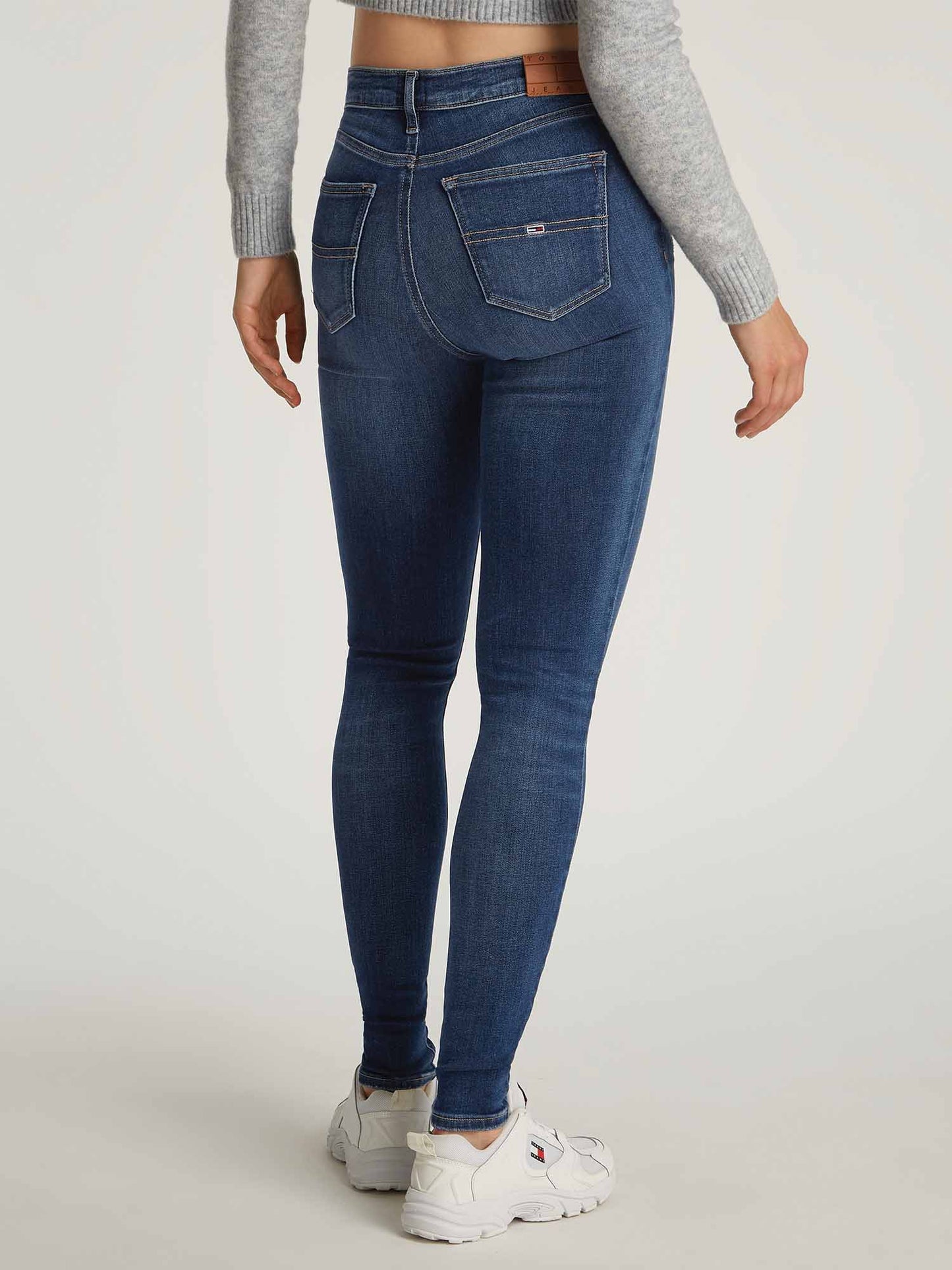 DENIM NORA SKINNY TOMMY JEANS DONNA JEANS SCURO