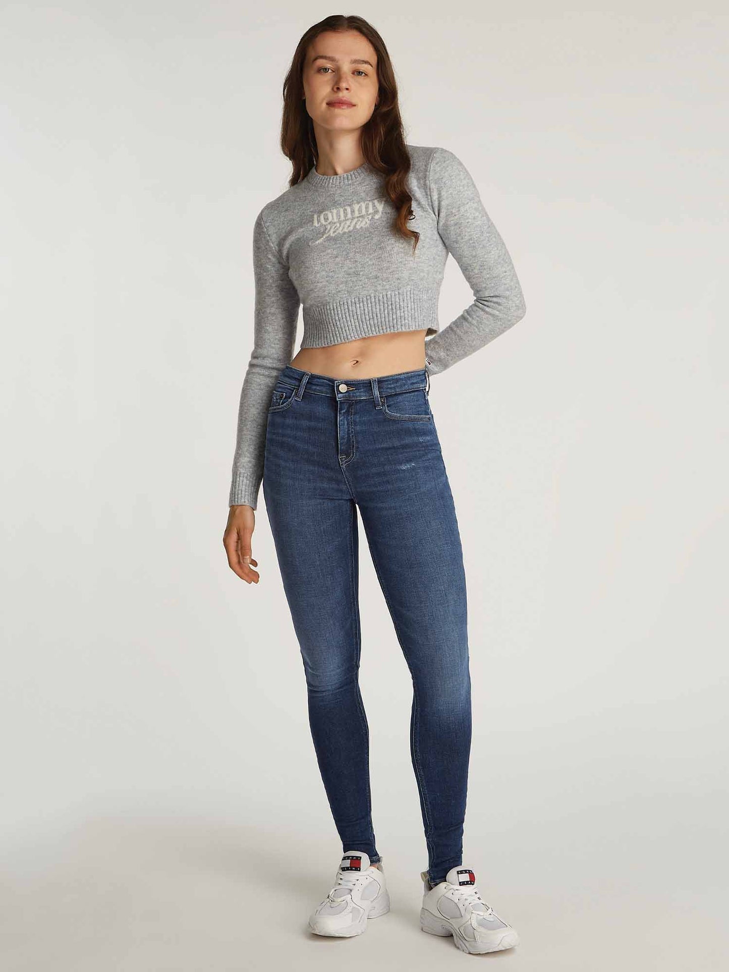 DENIM NORA SKINNY TOMMY JEANS DONNA JEANS SCURO