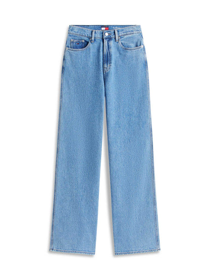 Jeans Claire Tommy Hilfiger a vita alta e wide leg donna denim