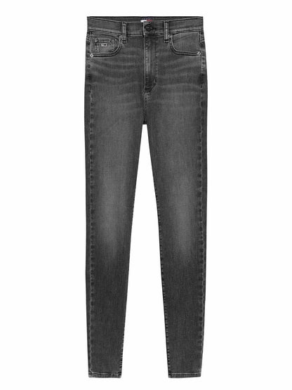 DENIM SYLVIA HIGHT SKINNY TOMMY JEANS DONNA DENIM BLACK