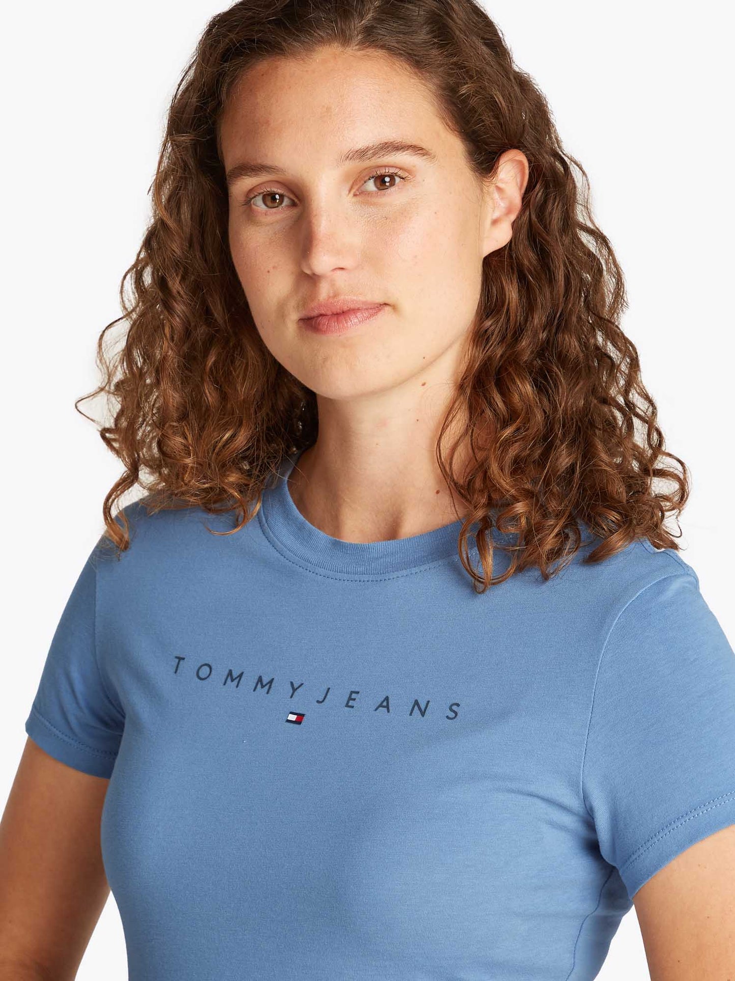 T-SHIRT SLIM LINEAR TOMMY JEANS DONNA CELESTE