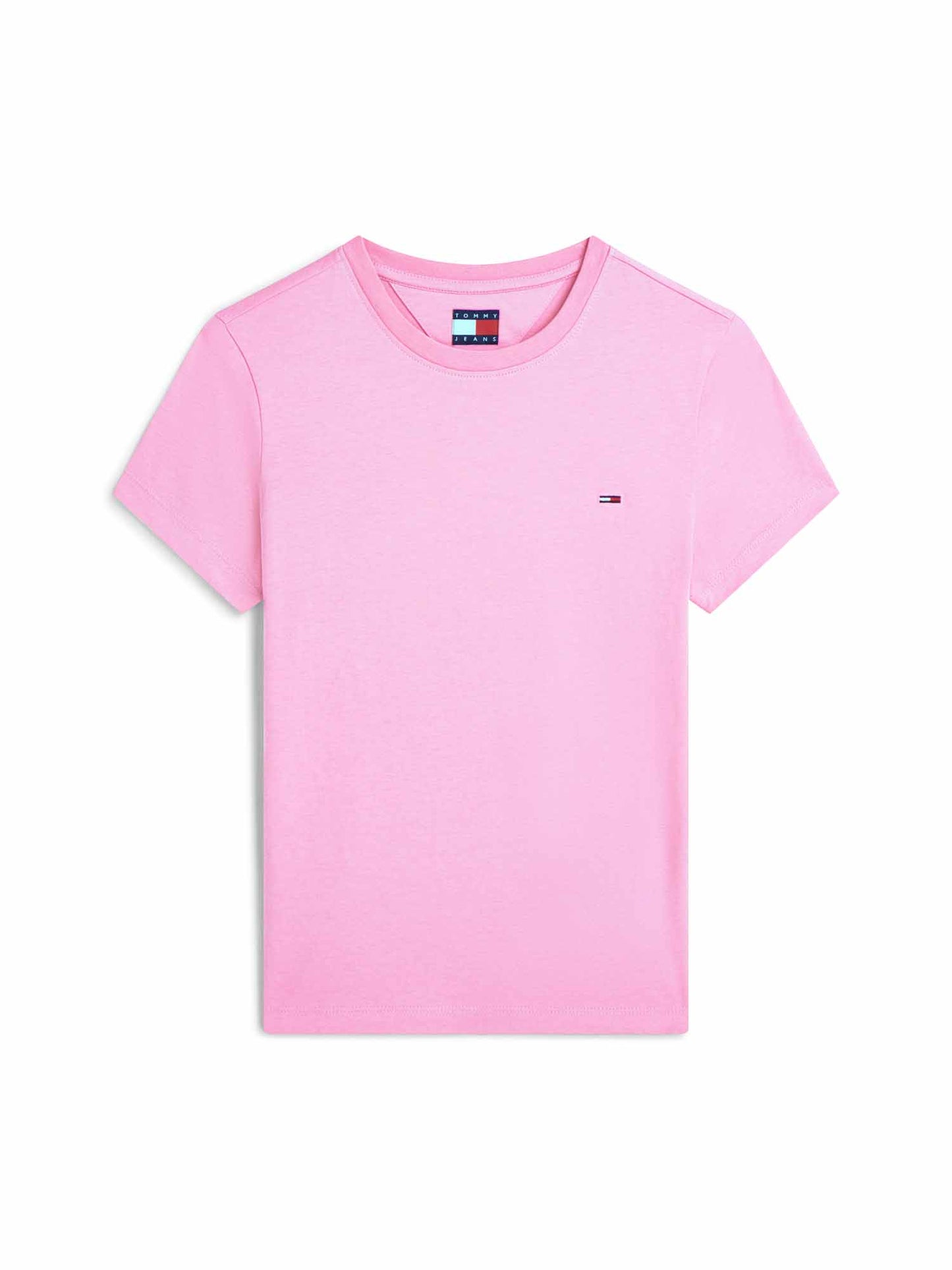 Tommy Hilfiger Tommy Jeans Slim Tee, t-shirt maniche corte da donna rosa