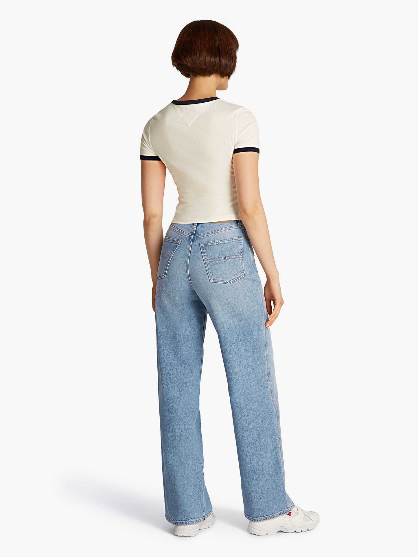 DENIM CLAIRE  VITA ALTA TOMMY JEANS DONNA JEANS CHIARO