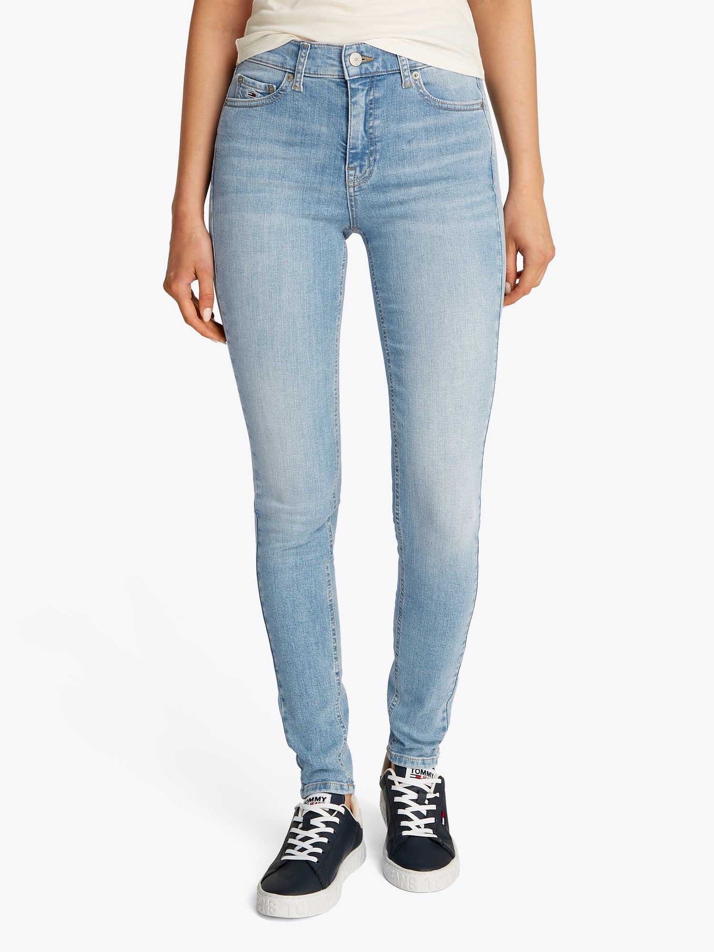 DENIM NORA MD SKINNY TOMMY JEANS DONNA JEANS CHIARO