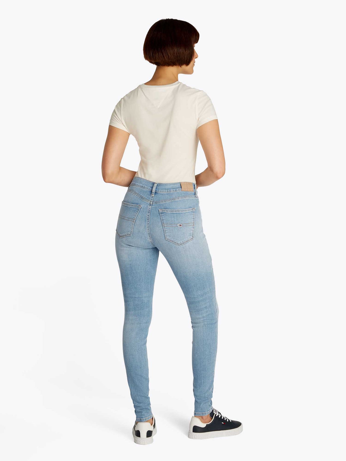 DENIM NORA MD SKINNY TOMMY JEANS DONNA JEANS CHIARO