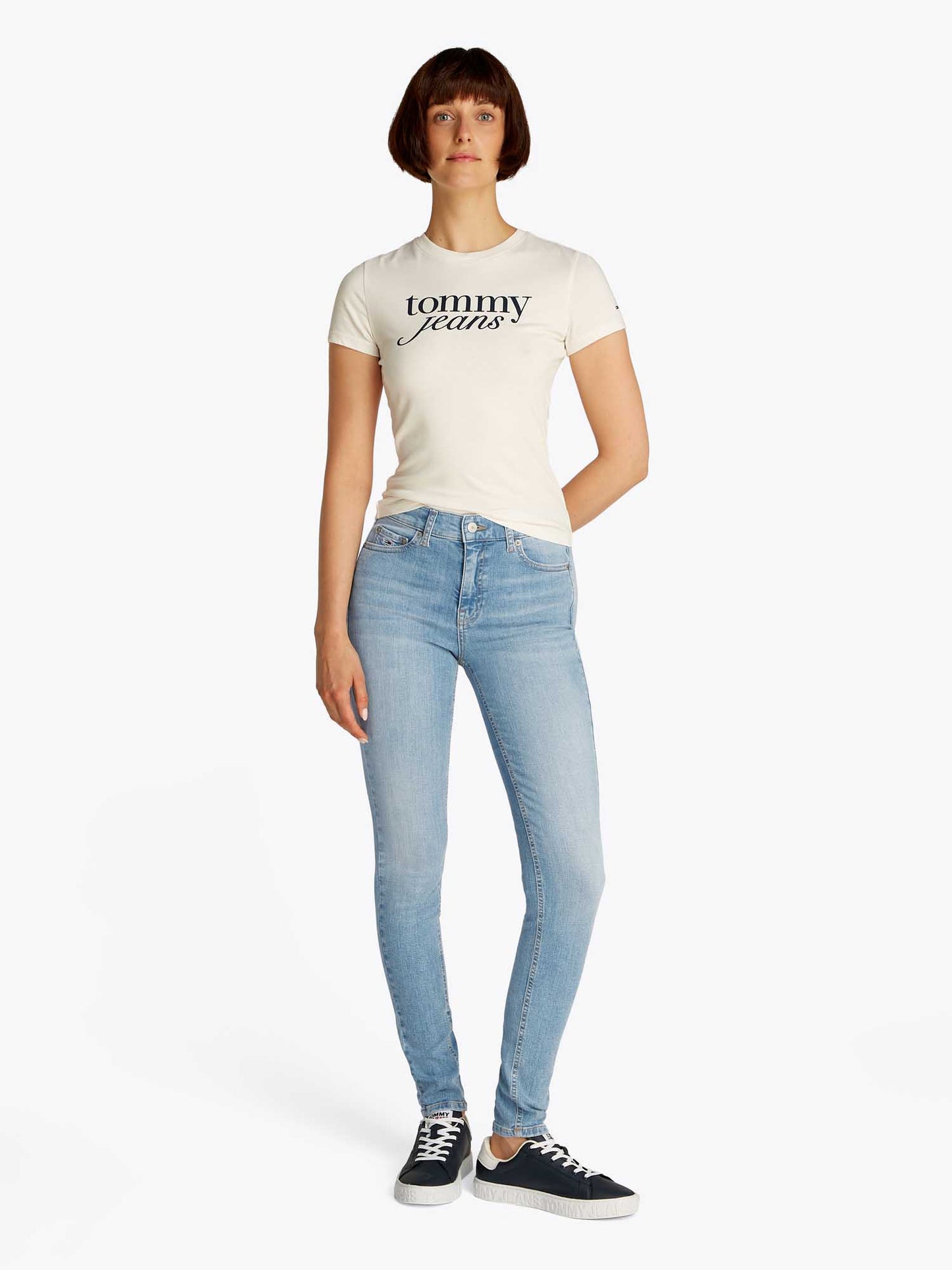 DENIM NORA MD SKINNY TOMMY JEANS DONNA JEANS CHIARO