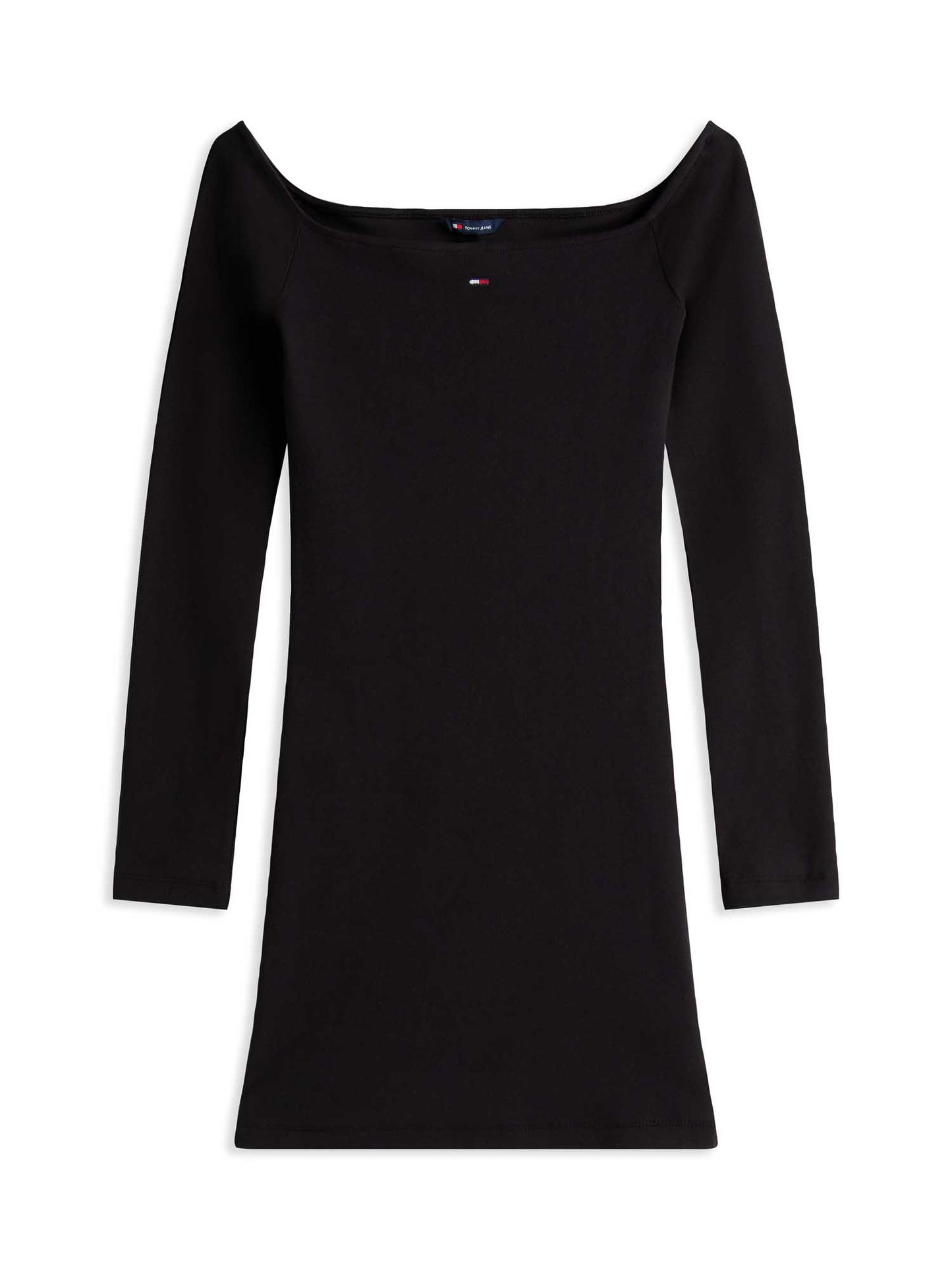 VESTITO A MANICA LUNGA TOMMY JEANS DONNA NERO