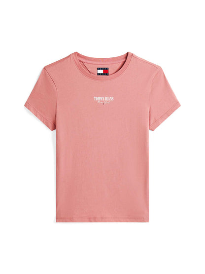 T-SHIRT SLIM ESSENT TOMMY JEANS DONNA ROSA