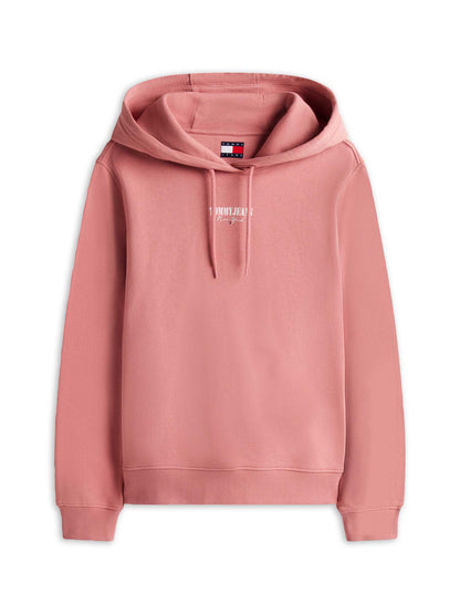 FELPA CON LOGO ESSENTIALS TOMMY JEANS DA DONNA ROSA