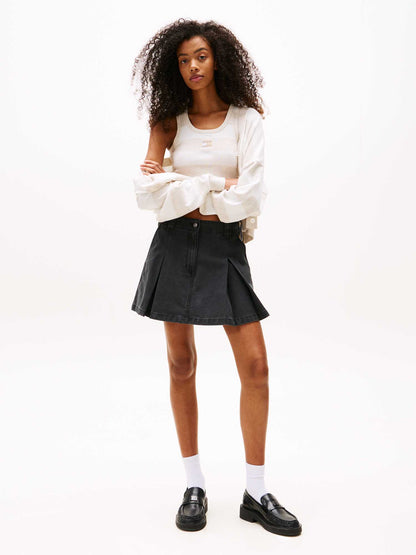TOMMY H. CROP STRIPE