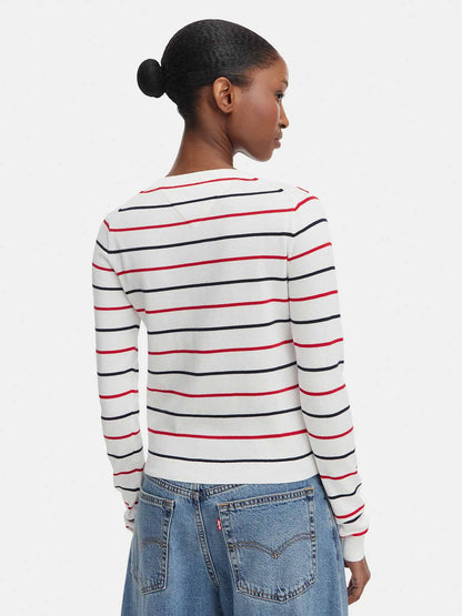 Tommy Hilfiger Ess Card, maglia da donna multicolore