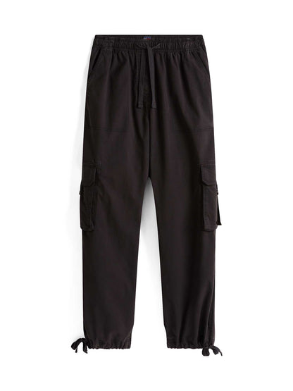 PANTALONE CARGO ELASTICATED TOMMY JEANS DONNA NERO