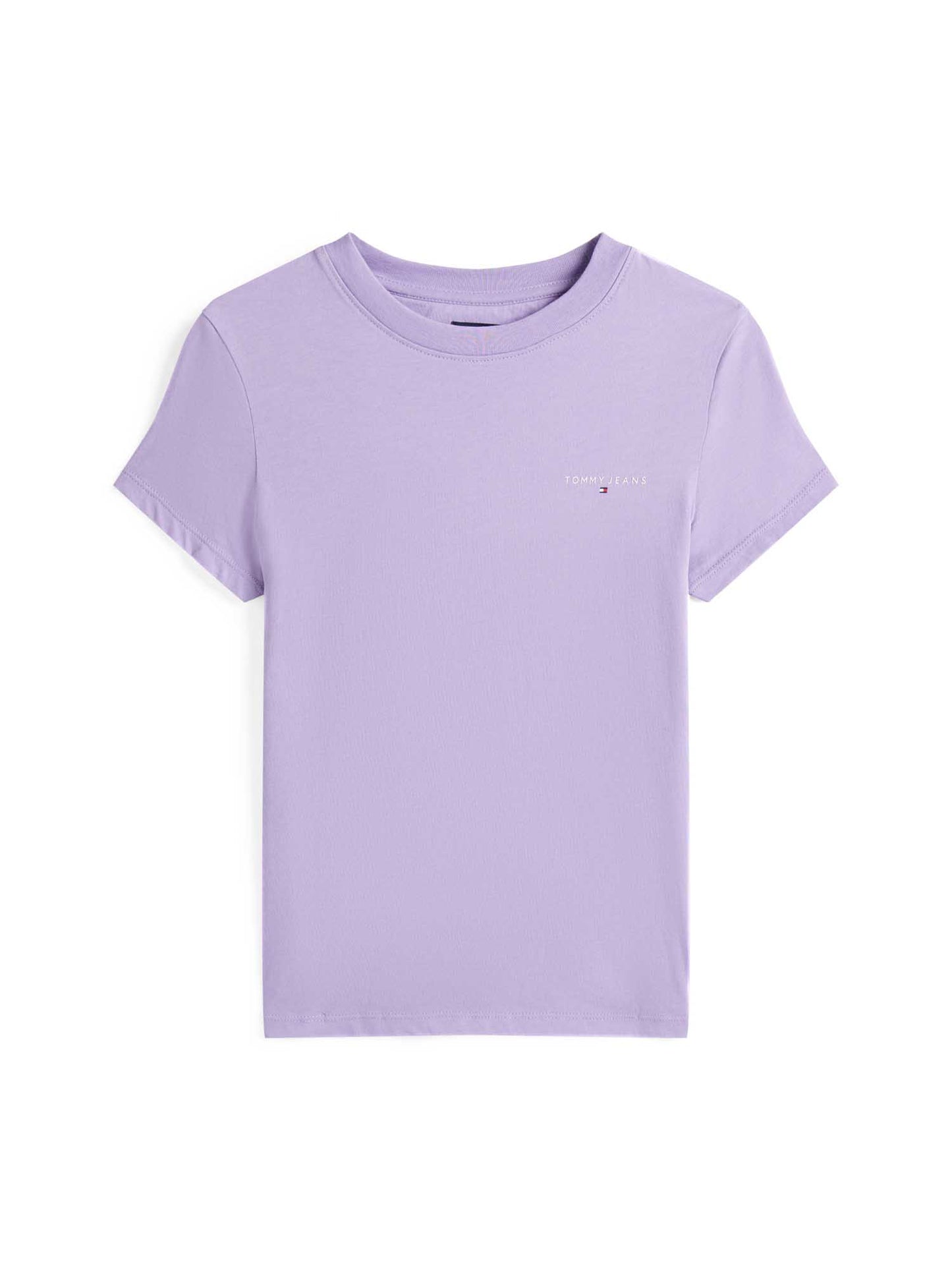 T-SHIRT SLIM LINEAR TOMMY JEANS DONNA LILLA