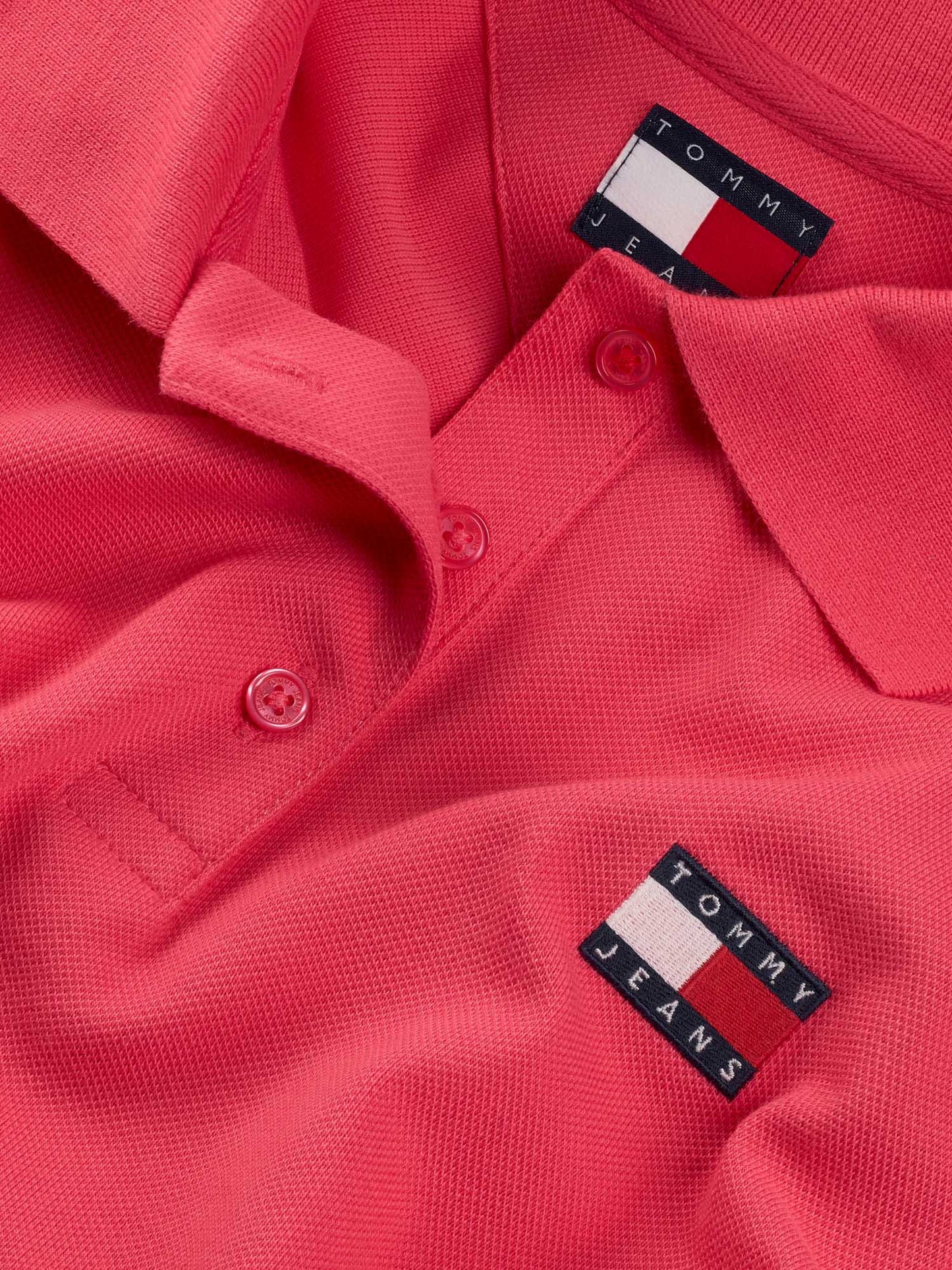 POLO CROPPED BADGE TOMMY JEANS DONNA CORALLO