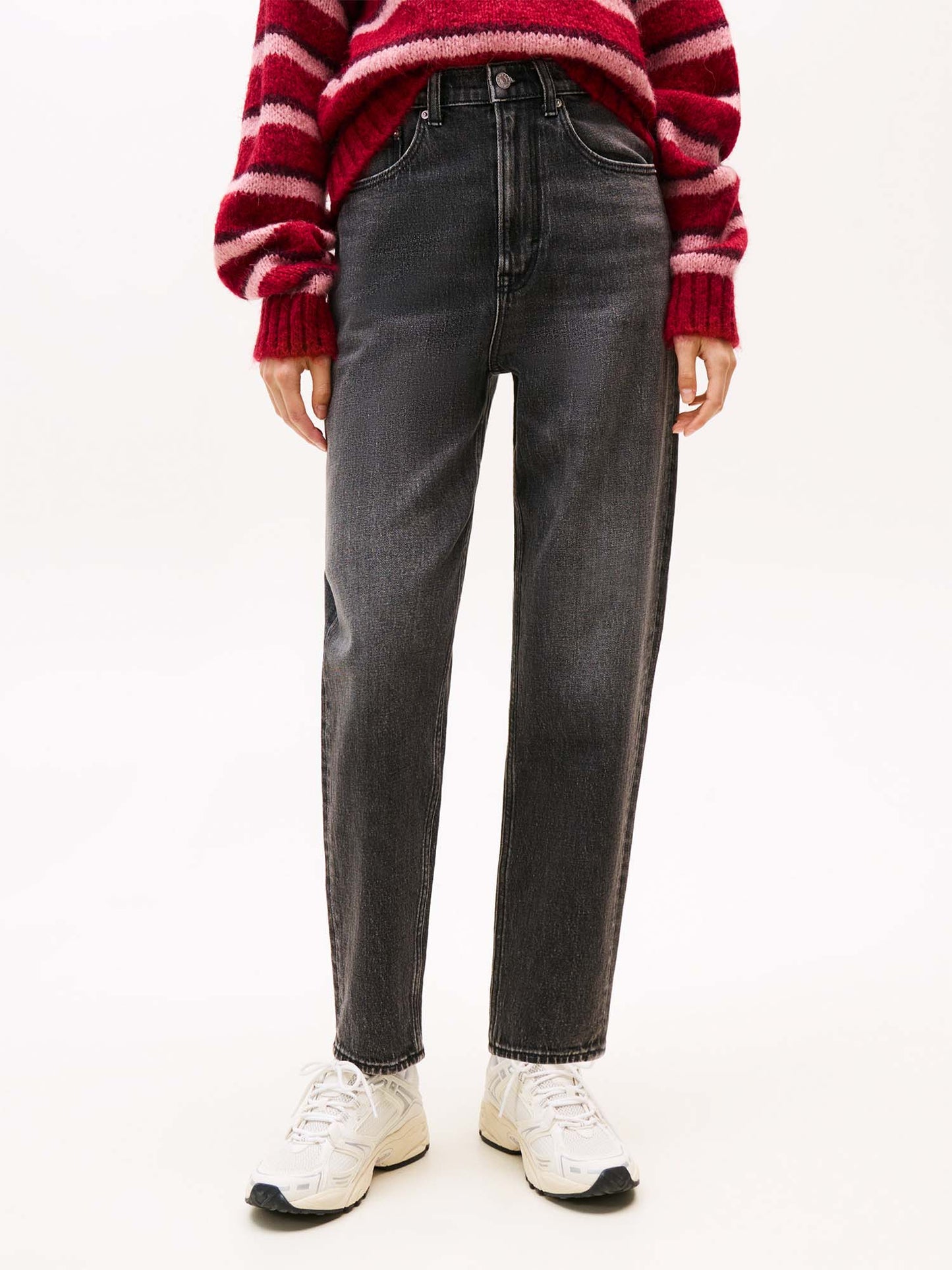 JEANS MOM FIT TOMMY JEANS DENIM NERO