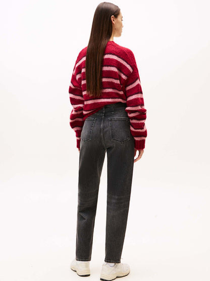 JEANS MOM FIT TOMMY JEANS DENIM NERO