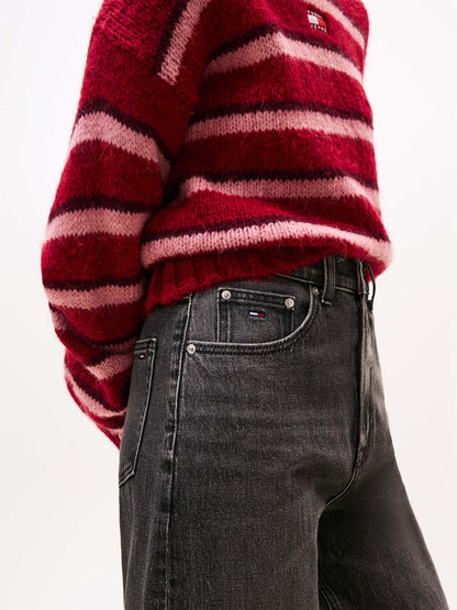 JEANS MOM FIT TOMMY JEANS DENIM NERO