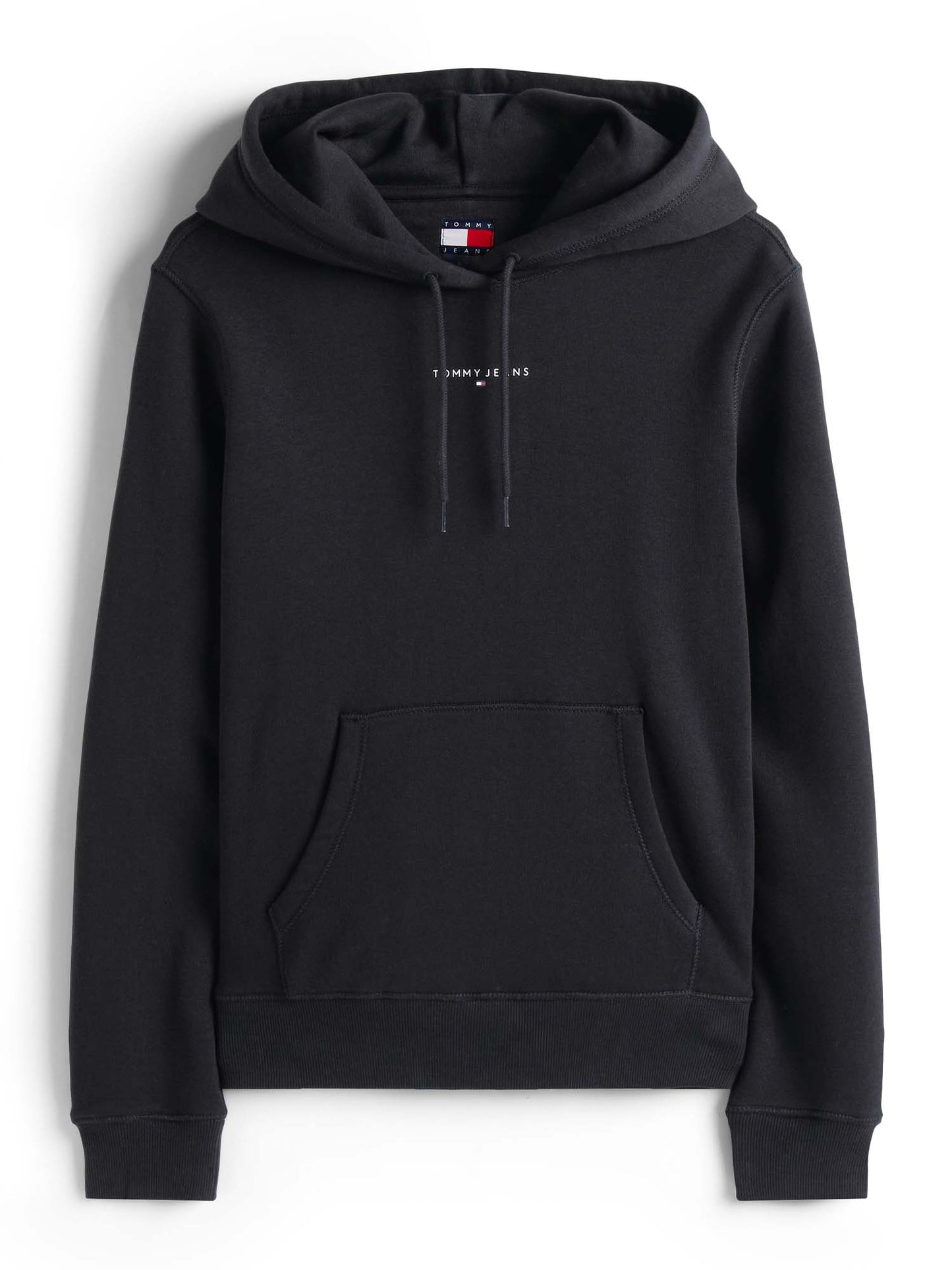 FELPA CON CAPPUCCIO E LOGO TOMMY JEANS DA DONNA NERO