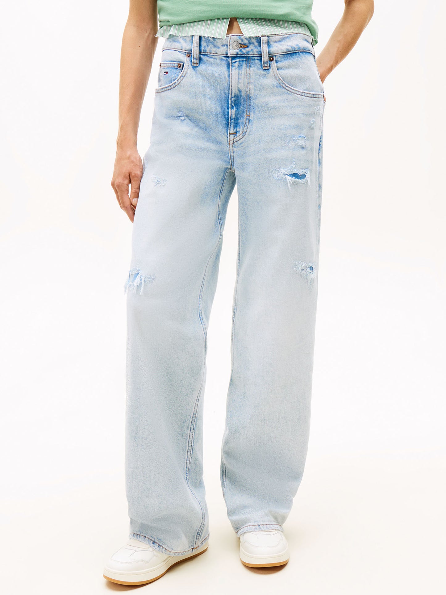 DENIM MIA TOMMY JEANS DA DONNA BLU MEDIO