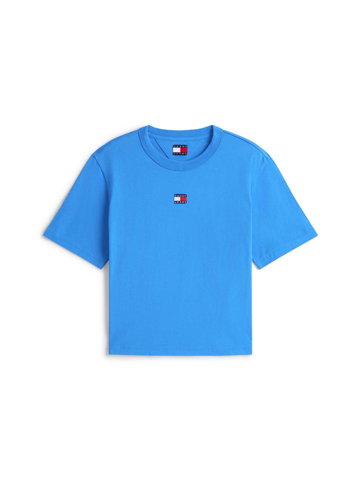 T-shirt unisex Tommy Jeans Badge boxy fit in cotone organico