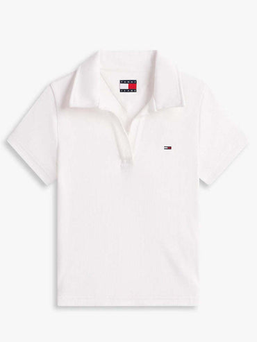 T-shirt donna Tommy Hilfiger slim bianca