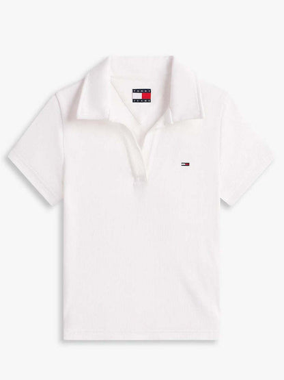 T-shirt donna Tommy Hilfiger slim bianca