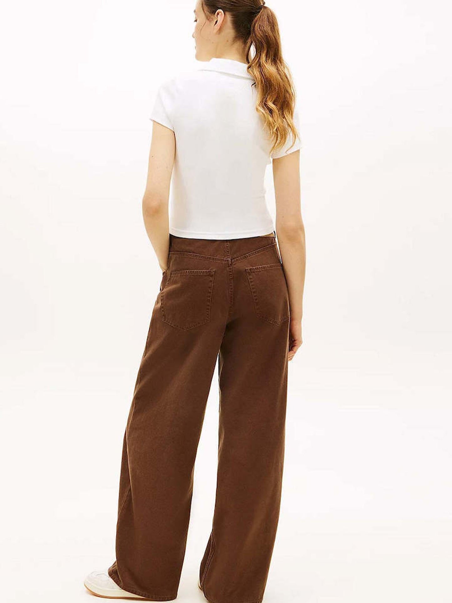 T-shirt donna Tommy Hilfiger slim bianca