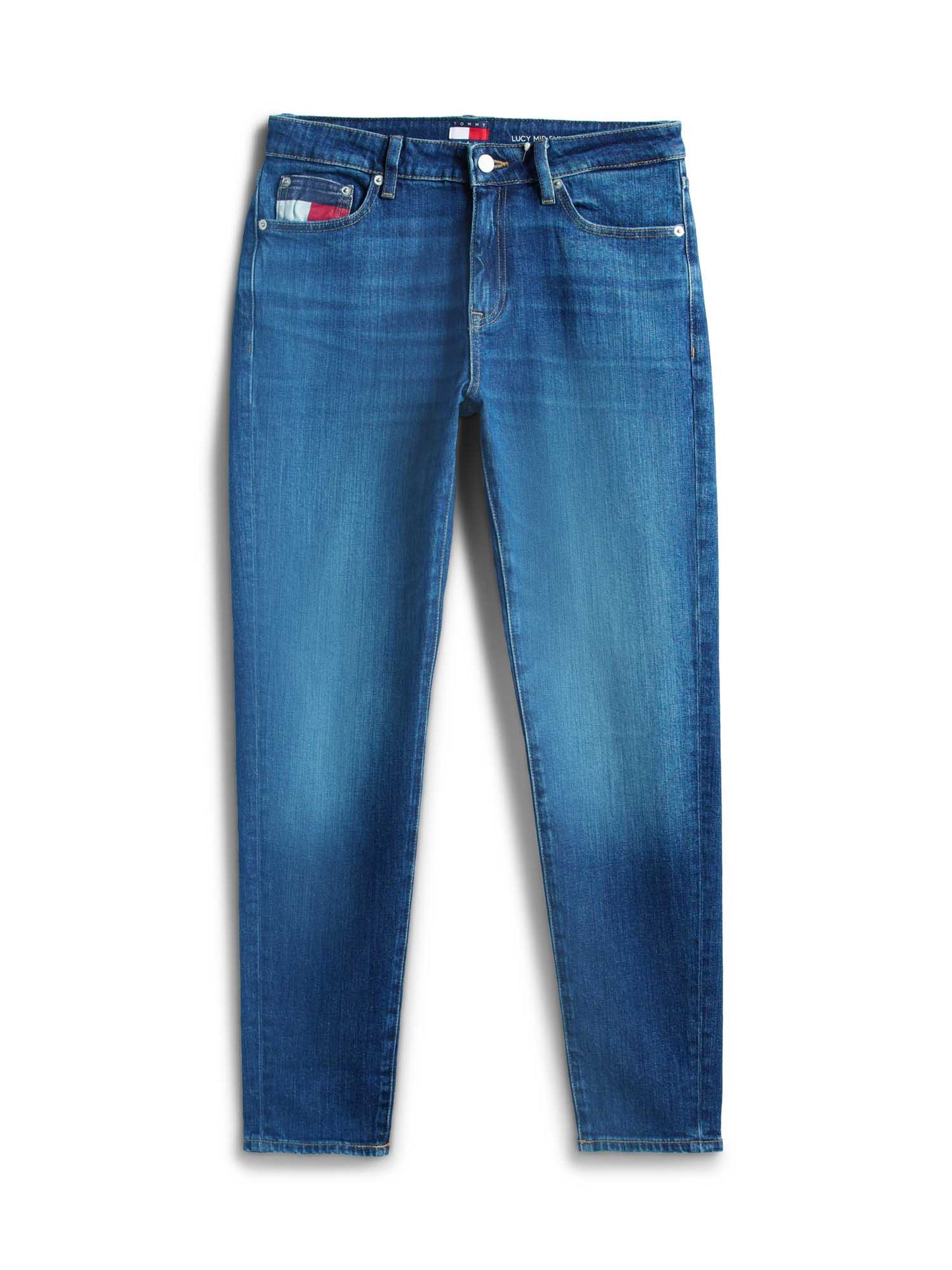 Jeans Lucy slim fit da donna in denim blu Tommy Hilfiger
